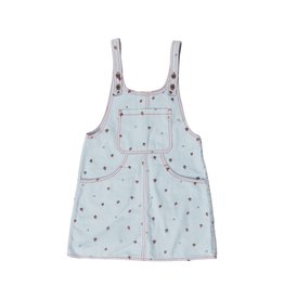 Fin & Vince Strawberries woven pinafore