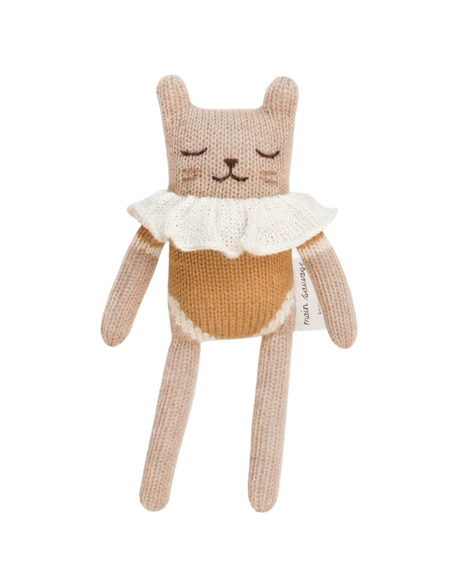 Main Sauvage Kitten Knit Toy