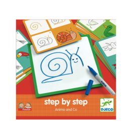 Djeco Drawing games Step by step Animo & Co