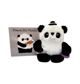 MerryMakers Please, Mr. Panda Plush Doll & Book