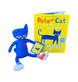 MerryMakers Pete the Cat Plush Doll & Book