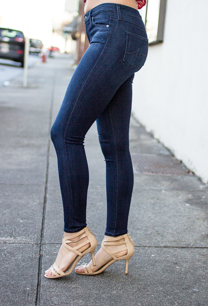 ag legging ankle coal grey