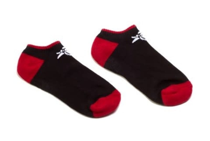 Animal Animal Crew Black/Red Socks (Low)