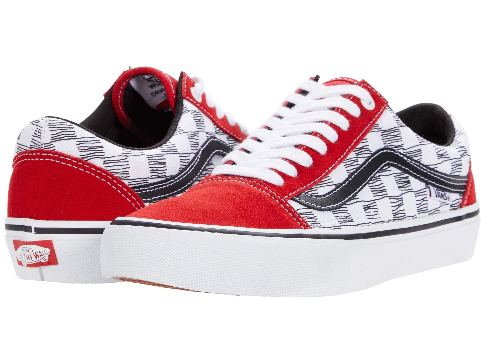 red vans with checkers