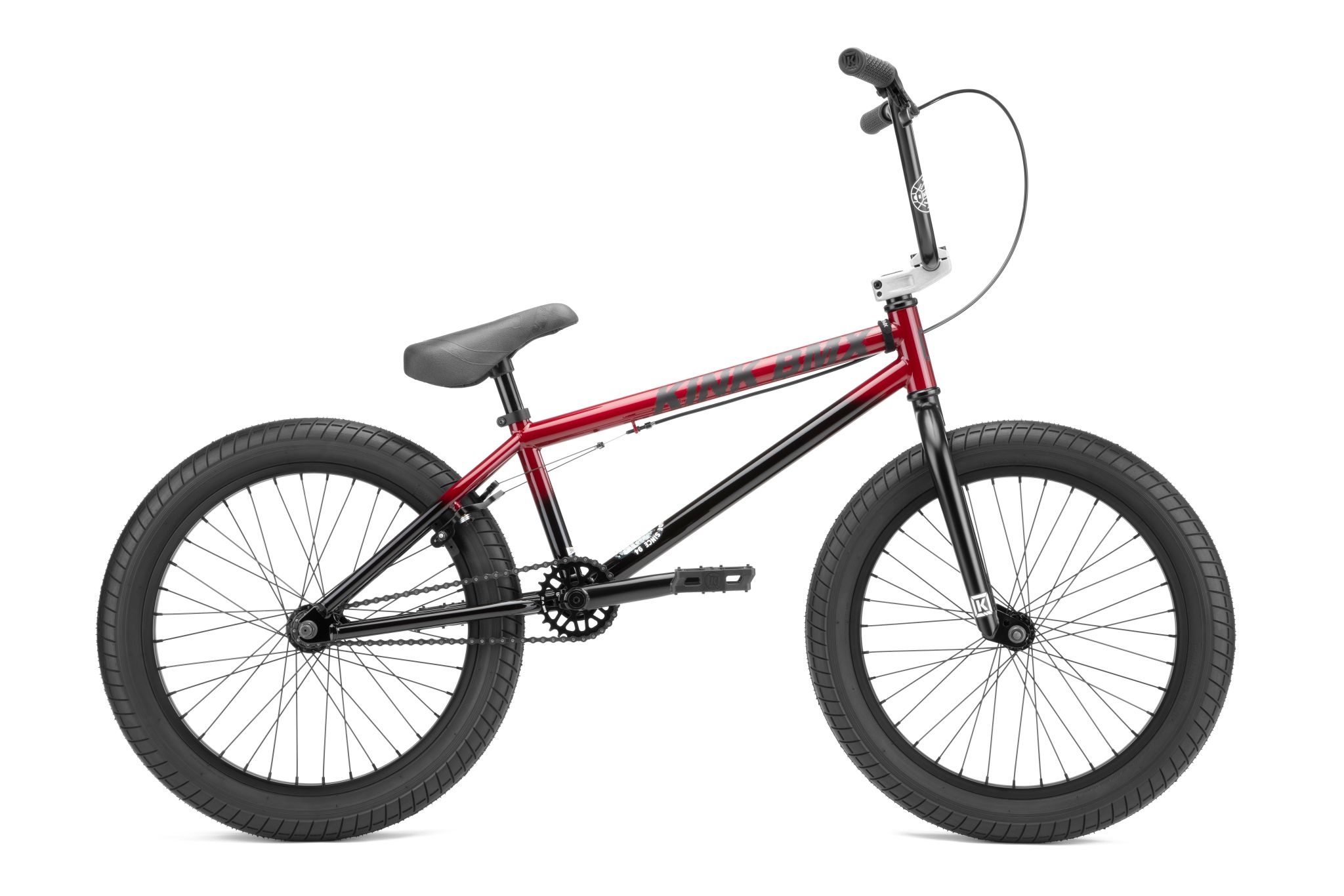 Kink 2022 Kink Curb 20" Matte Blood Orange Bike