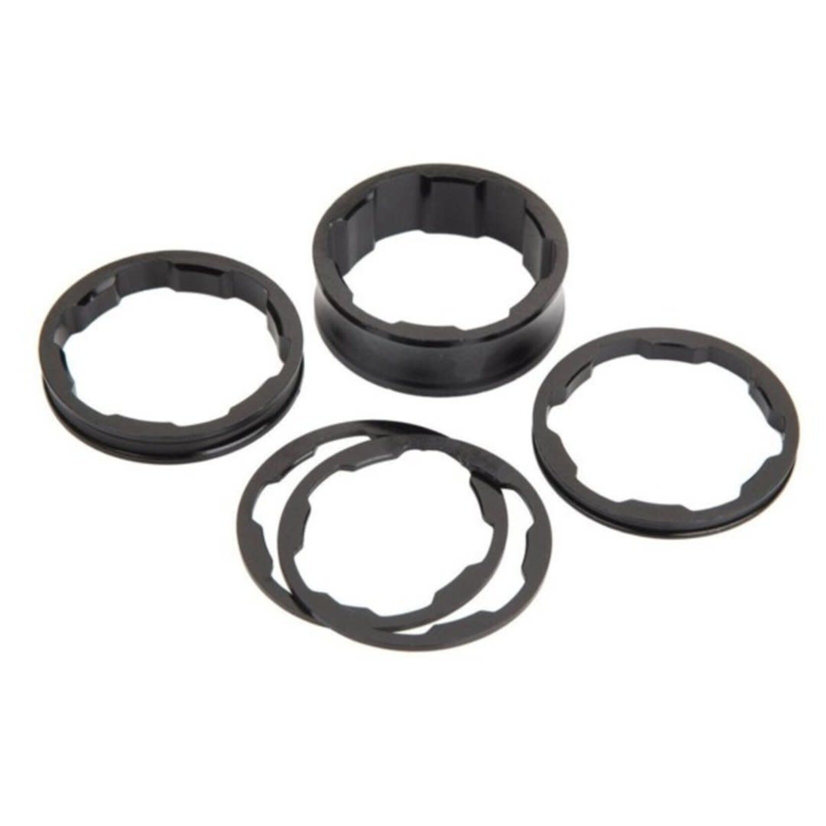 Box Components Box Two 1" Black Stem Spacers Kit