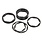 Box Components Box Two 1" Black Stem Spacers Kit