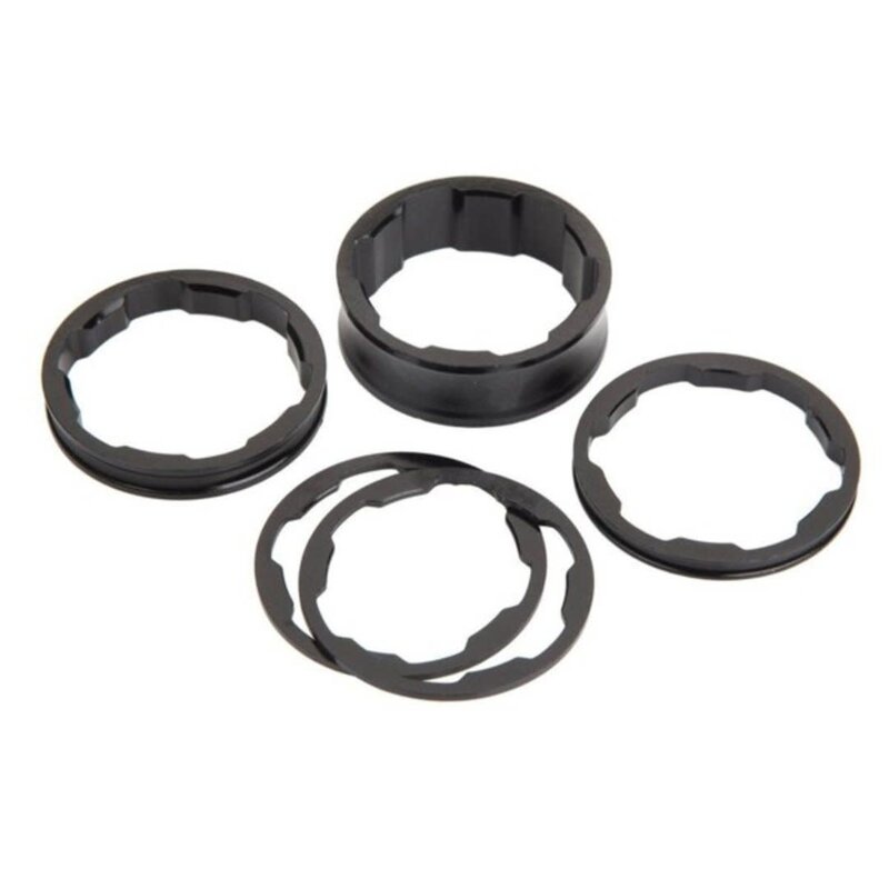Box Components Box Two 1" Black Stem Spacers Kit