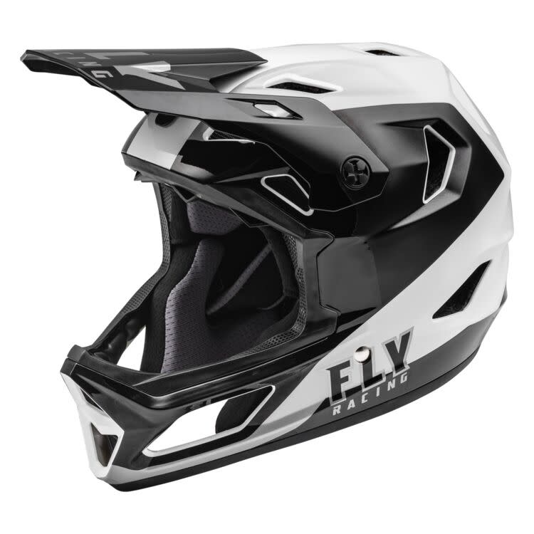 Fly Racing 2022 Fly Racing Rayce Black/White Helmet