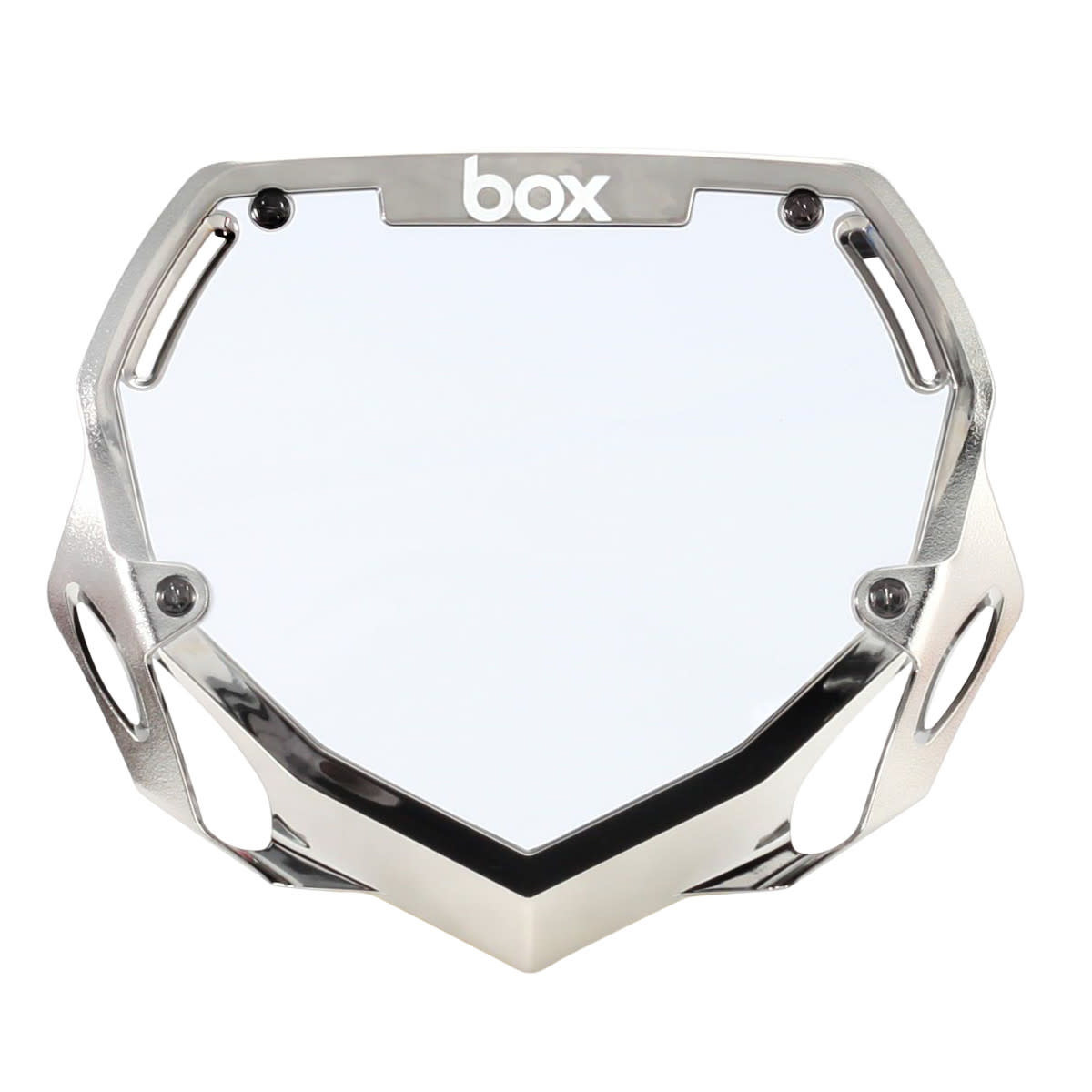 Box Components Box Two Chrome Mini Number Plate