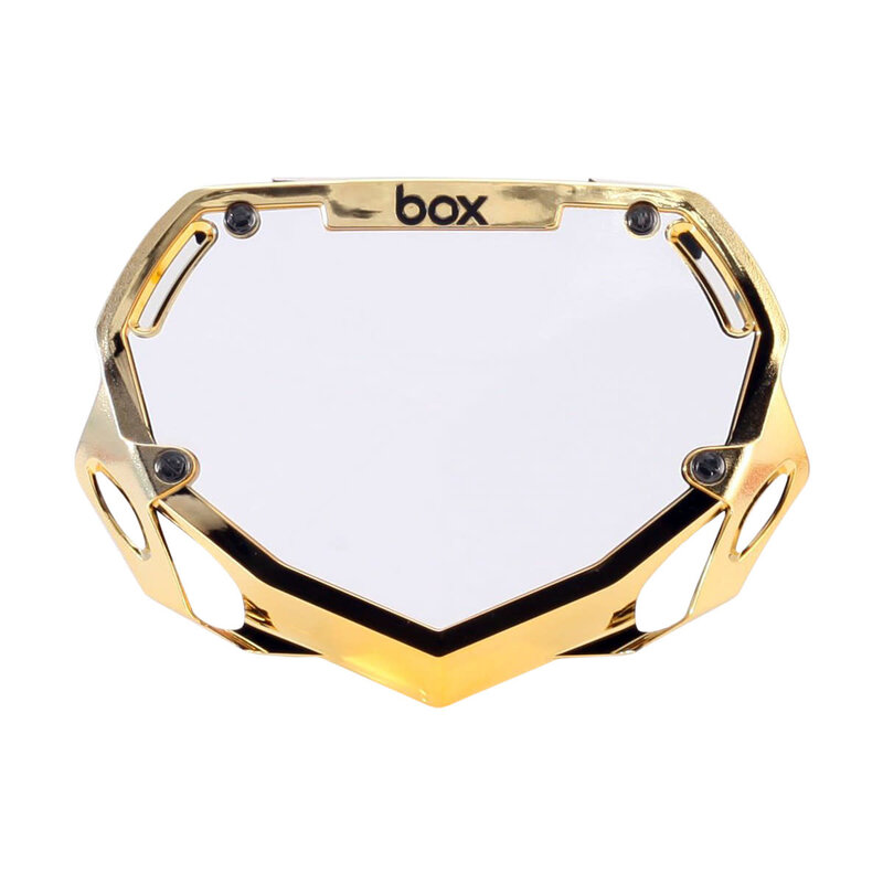 Box Components Box Two Chrome Mini Number Plate