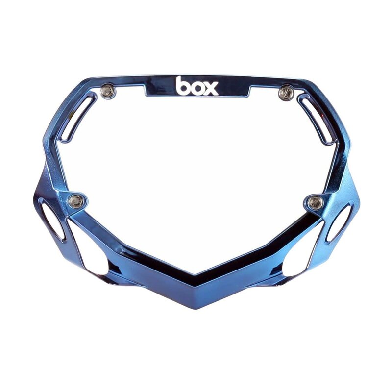 Box Components Box Two Chrome Mini Number Plate