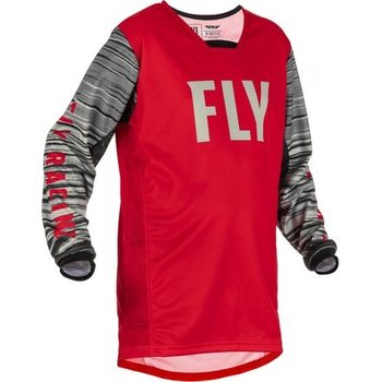 Fly Racing 2022 Fly Racing Kinetic Wave Youth Red/Grey Jersey