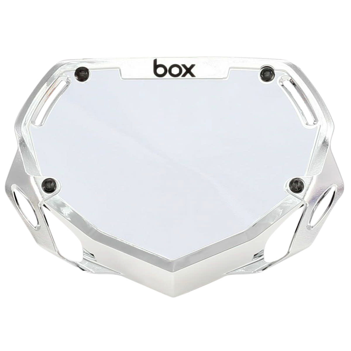 Box Components Box Two Chrome Mini Number Plate