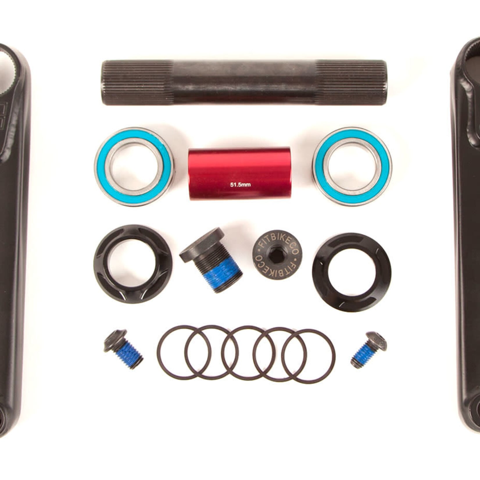 Fit BikeCo Fit BikeCo Blunt 24mm Black Cranks