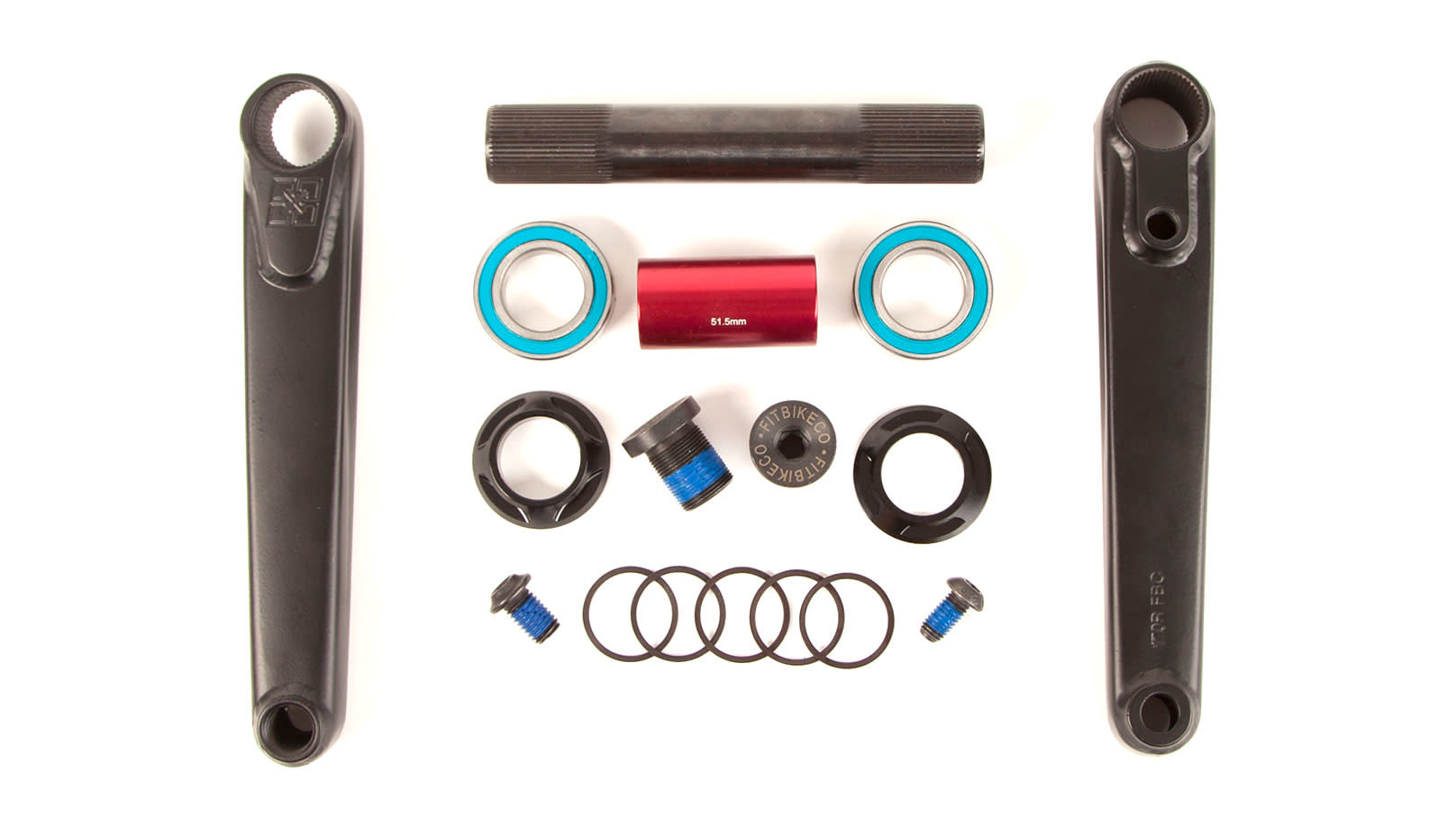 Fit Fit BikeCo Blunt 24mm Black Cranks