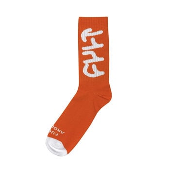 Cult Cult Big Logo Orange Socks