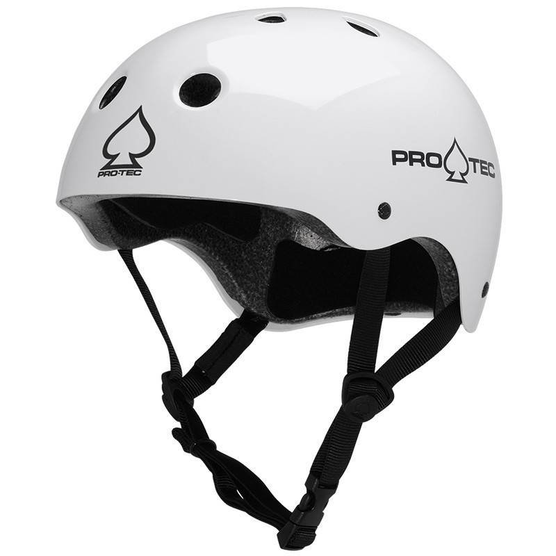 Pro-Tec Pro-tec Classic (Certified) Gloss White Helmet