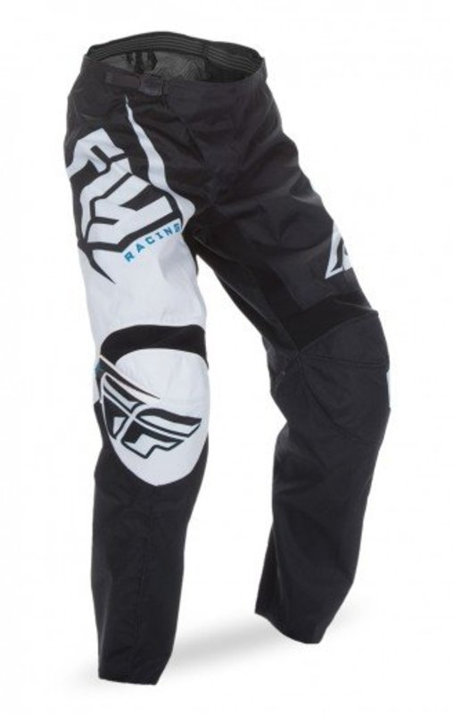 Fly Racing 2017 Fly Racing F-16 Black/White Adult Pants Size 44