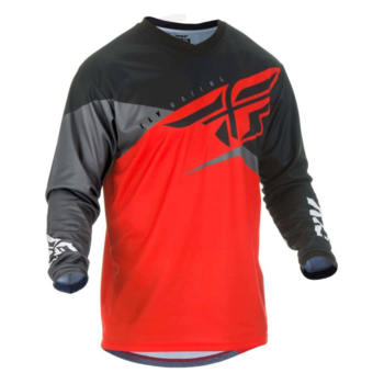 Fly Racing 2019 Fly Racing F-16 Adult Red/Black/Grey Jersey