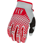 Fly Racing 2023 Fly Racing Kinetic Adult Red/Grey Gloves