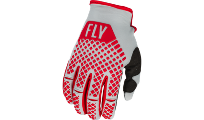 Fly Racing 2023 Fly Racing Kinetic Adult Red/Grey Gloves