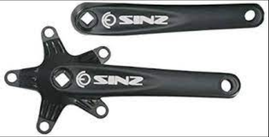 Sinz Sinz Square Taper Black Cranks