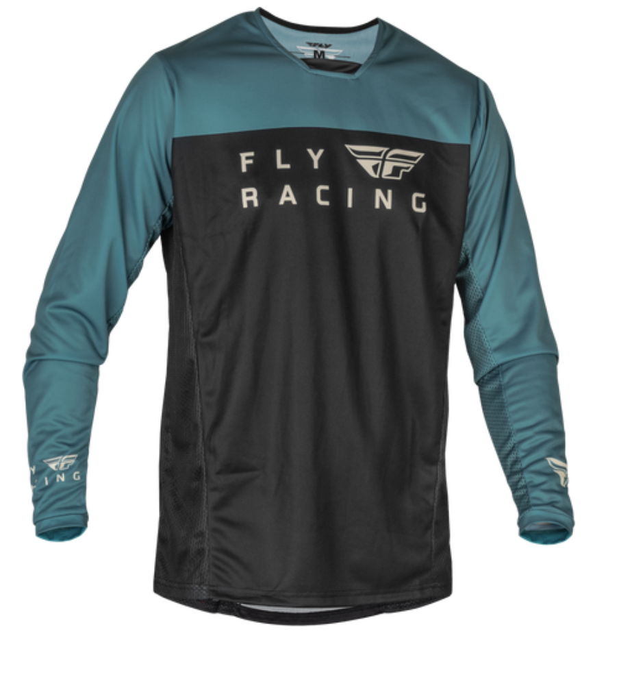 Fly Racing 2023 Fly Racing Radium Adult Black/Evergreen/Sand Jersey