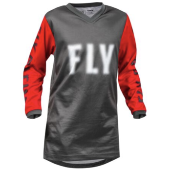 Fly Racing 2023 Fly Racing F-16 Youth Grey/Red Jersey