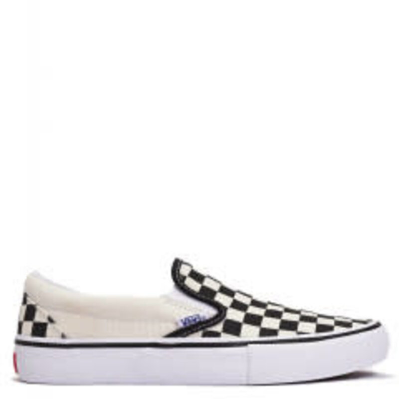 Vans Slip On Pro Black White Checkerboard Shoes Gordy s Bicycles