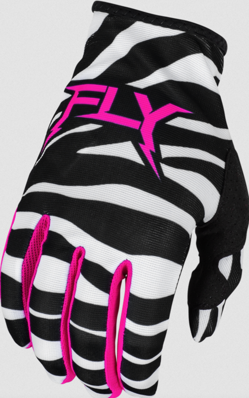 Fly Racing 2024 Fly Racing Lite Uncaged Black/White/Neon Pink Gloves