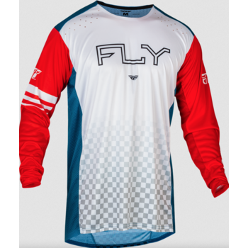 Fly Racing 2024 Fly Racing Rayce Youth Red/White/Blue Jersey