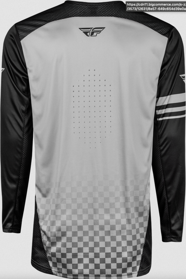 2021 Fly Racing Universal Jersey Black/White - Two Hoosiers Cyclery, LLC