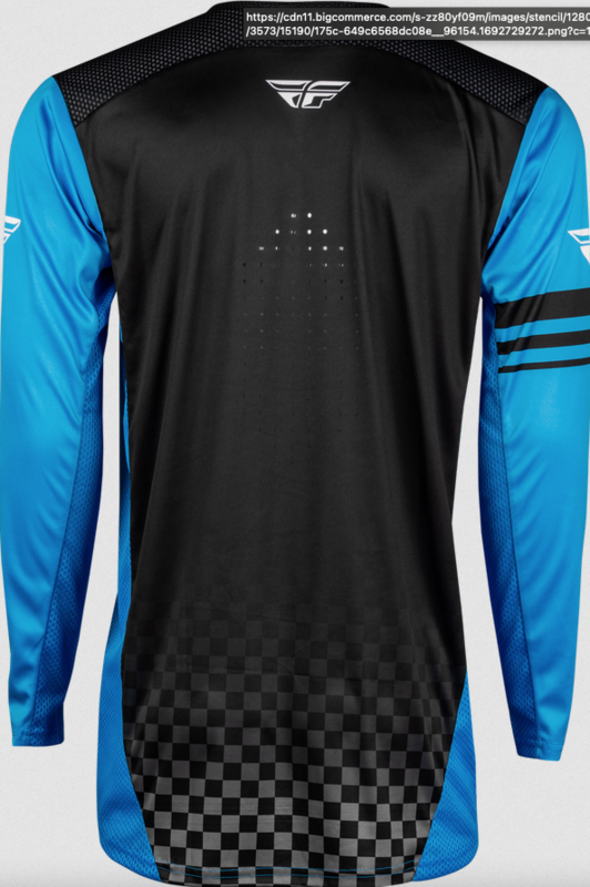 Fly Racing 2024 Fly Racing Rayce Adult Blue Jersey