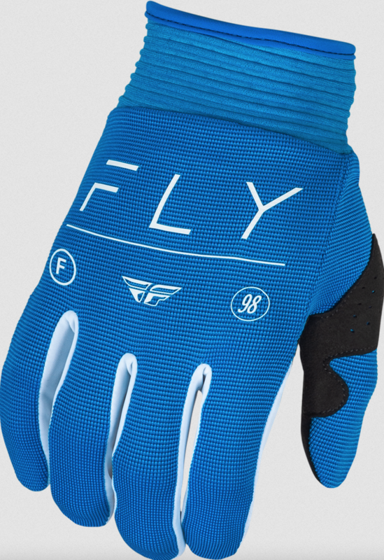 Fly Racing 2024 Fly Racing F-16 Youth True Blue/White Gloves