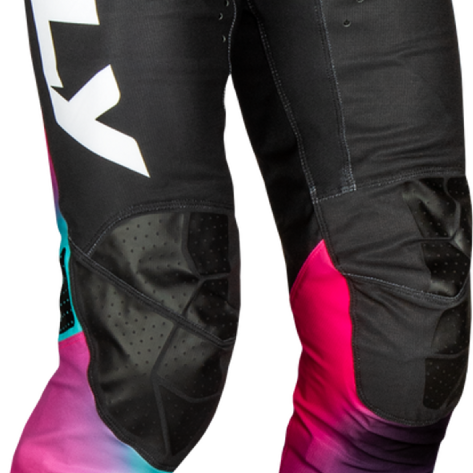 Fly Racing 2025 Fly Racing Rayce Youth Fuschia/Black/Teal Pants