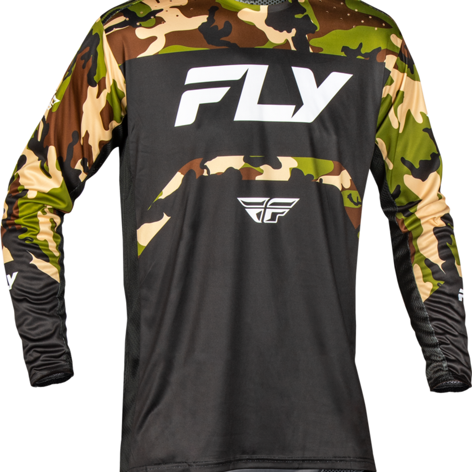 Fly Racing 2025 Fly Racing Rayce Youth Black/Camo Jersey
