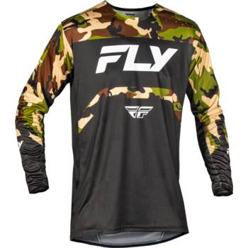 Fly Racing 2025 Fly Racing Rayce Adult Black/Camo Jersey