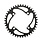 Rennen Rennen 4-Bolt Non-Threaded 38T Black Chainring