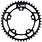 LDC LDC 5-Bolt Black Chainring