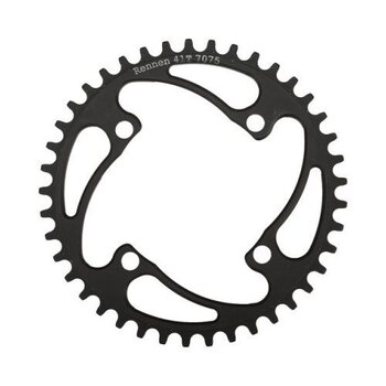 Rennen Rennen 4-Bolt Non-Threaded 46T Black Chainring .6T