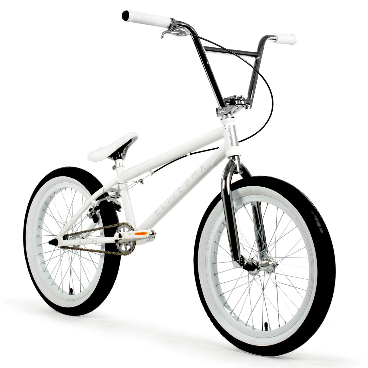 Elite BMX Elite BMX Destro White Chrome Bike