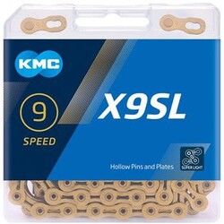 KMC KMC X9SL Super Light 9spd Gold Chain