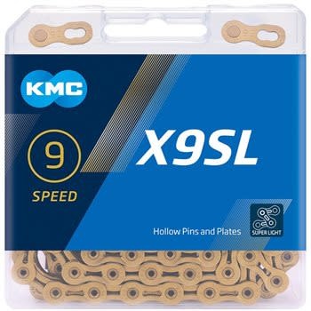 KMC KMC X9SL Super Light 9spd Gold Chain