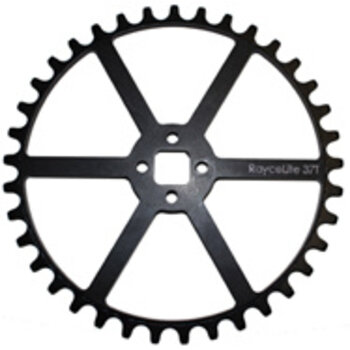 Rennen Rennen Raycelite 38T Black Chainring .0T