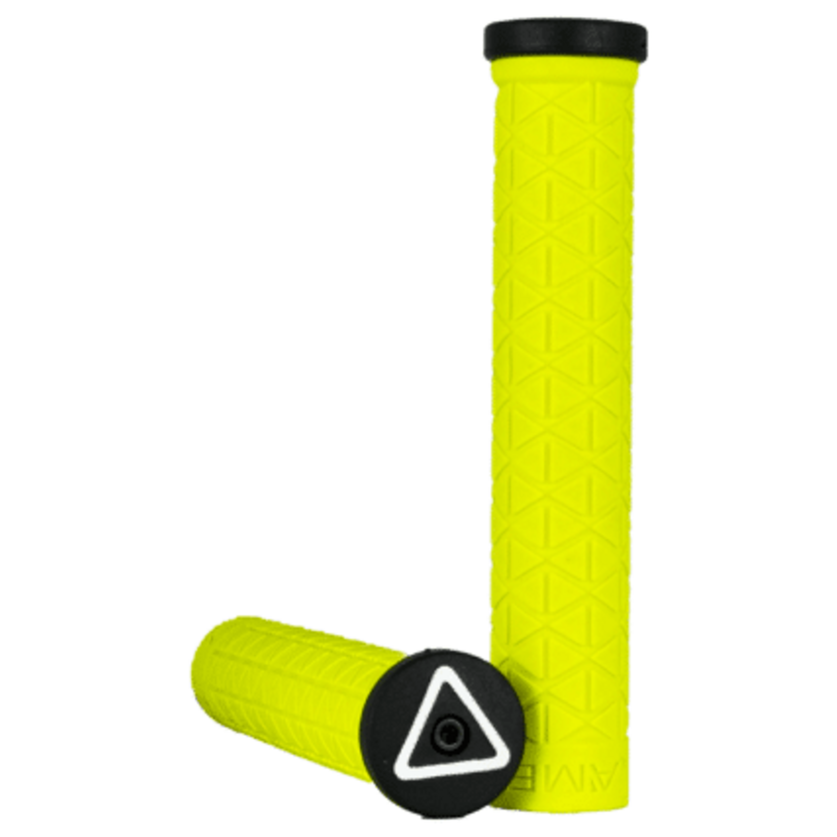 AME A'ME Bmx Super Tri Flangeless Grips Fluorescent Yellow