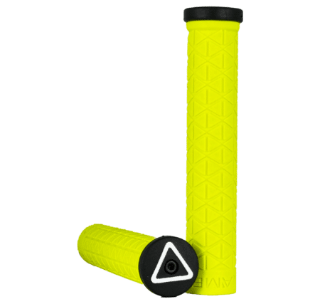 A'ME Bmx Super Tri Flangeless Grips Fluorescent Yellow