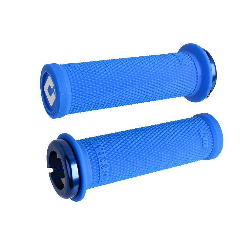 ODI ODI Ruffian Mini v2.1 Lock-On Grips Blue