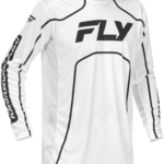 Fly Racing 2026 Fly Racing Rayce Youth White/Black Jersey