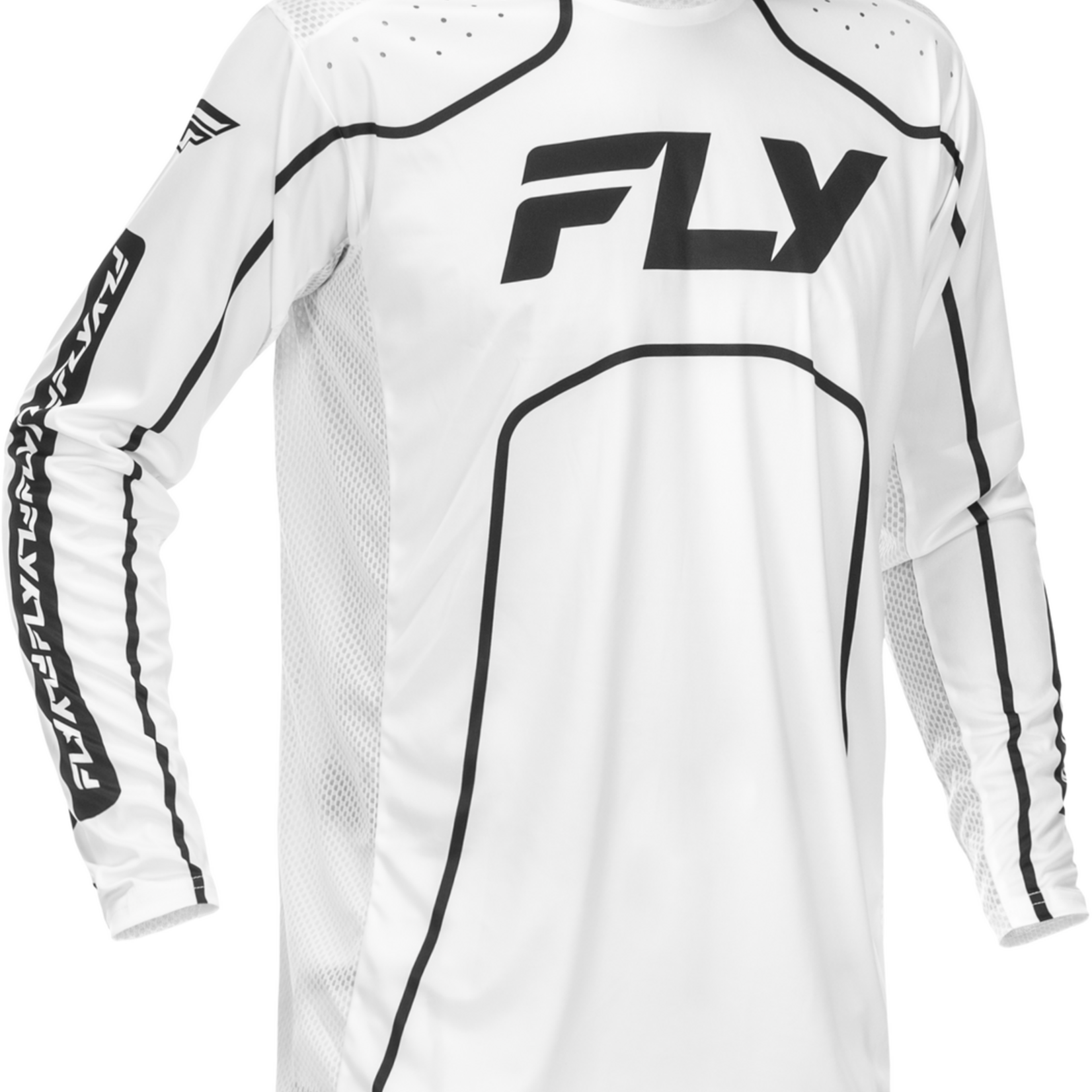 Fly Racing 2026 Fly Racing Rayce Adult White/Black Jersey